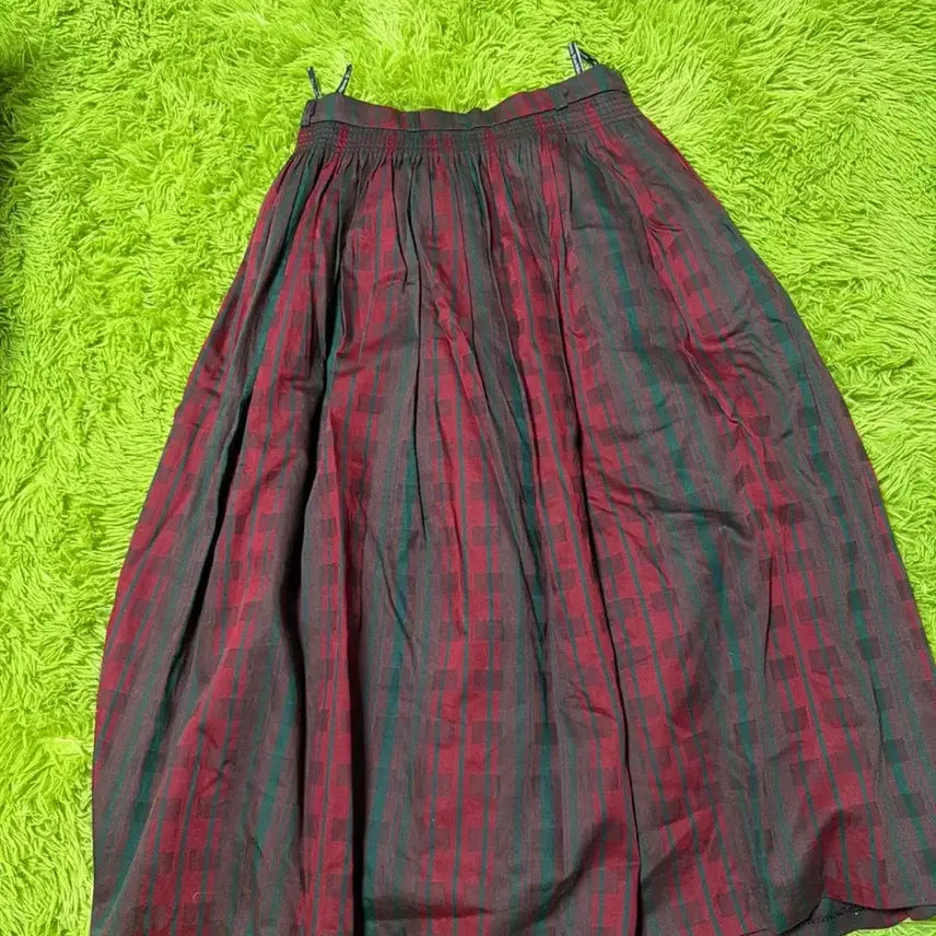 [BUNJANG] Original Alpen Trachten Vintage Check Long Skirt / 빈티지 체크 롱 스커트