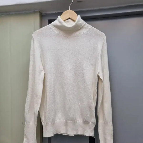 [BUNJANG] The Edge Knit Sweater (Ivory, Size 95) / 새상품 더엣지 니트 95