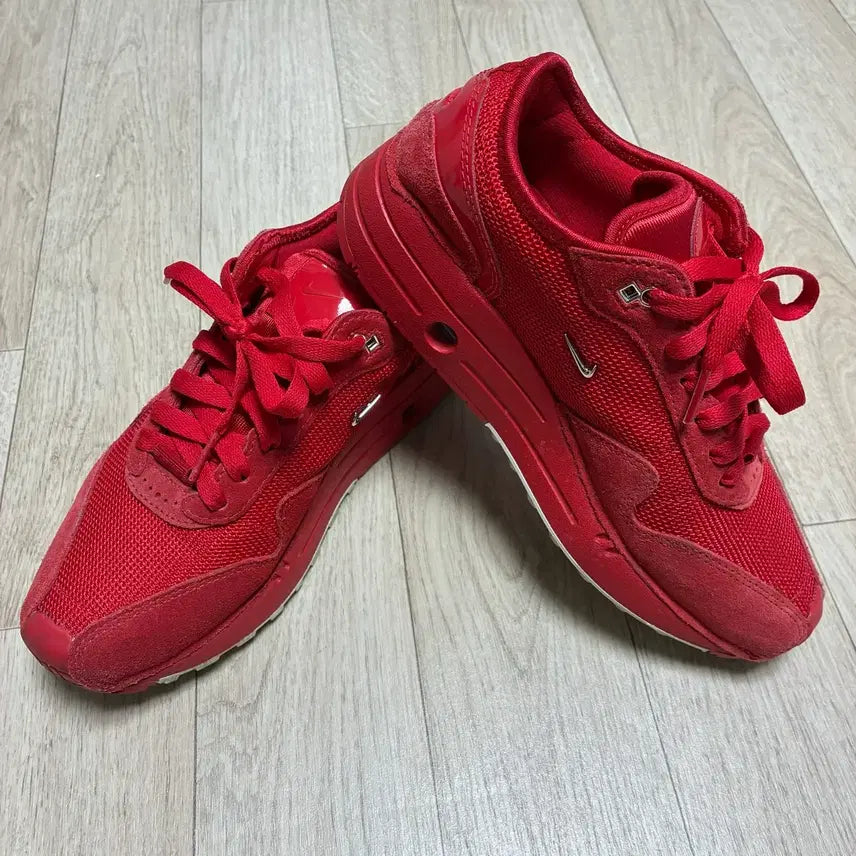 [BUNJANG] Nike x Jacquemus Air Max 1 '86 University Red & Metallic Silver / 나이키 x 자크뮈스 에어맥스 1 '86 유니버시티 레드 앤 메탈릭 실버