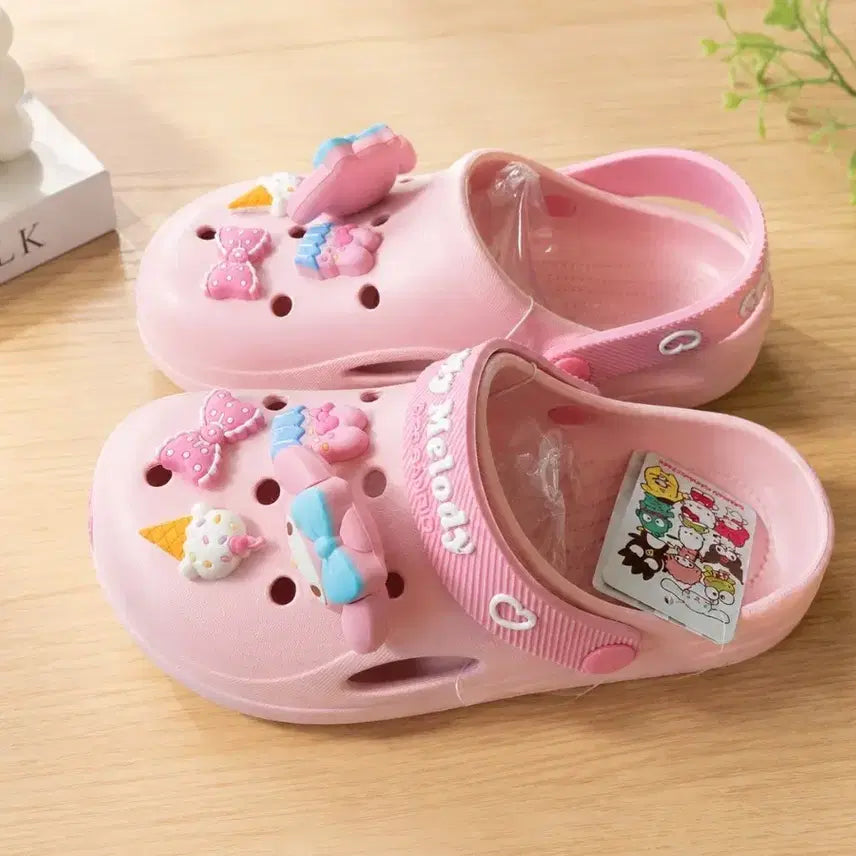 [BUNJANG] My Melody Pink Sandals Crocs / 마이멜로디 핑크 샌들 크록스
