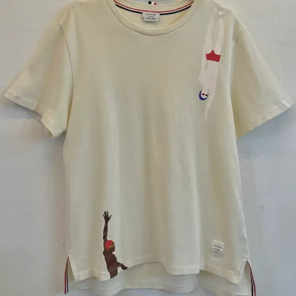 [BUNJANG] Thom Browne Swimmer T-Shirt Knit - Size 2 / 정품 톰브라운 스위머 반팔니트 반팔티 2사이즈:)