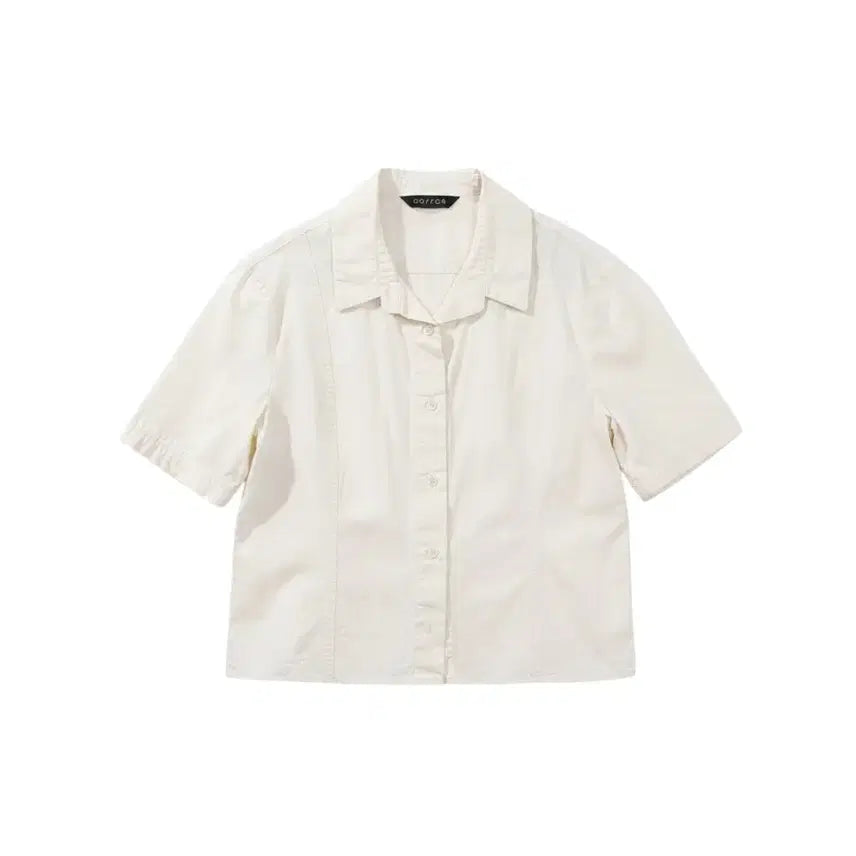 [BUNJANG] Corca Ivory Short Sleeve Shirt / 여성F/ corca 아이보리 반팔셔츠 29-91