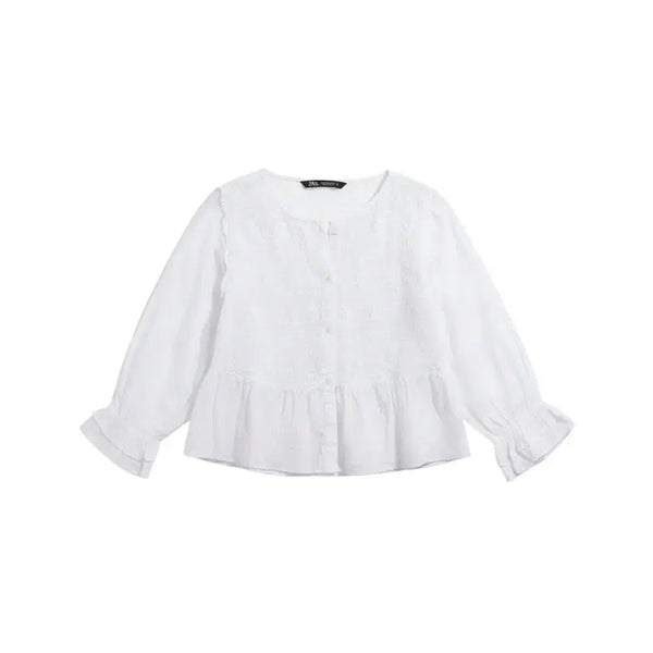 [BUNJANG] Zara White Shirt Blouse Women's XL / 여성XL/ 자라 화이트 셔츠 블라우스 29-97