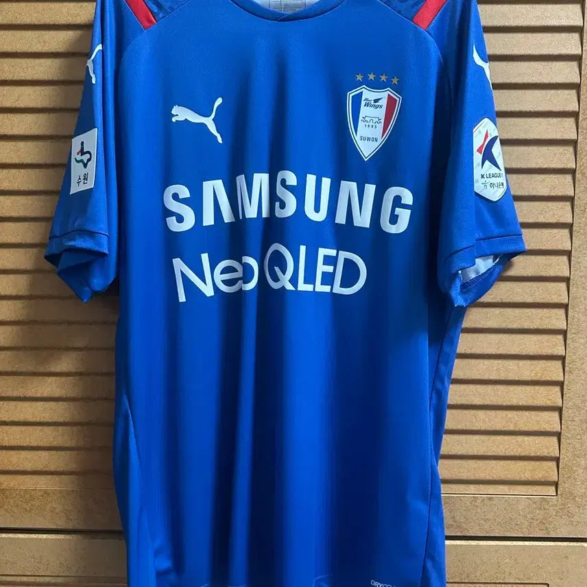 [BUNJANG] Suwon Samsung 2021 Home Football Jersey / 수원삼성 21 홈 유니폼
