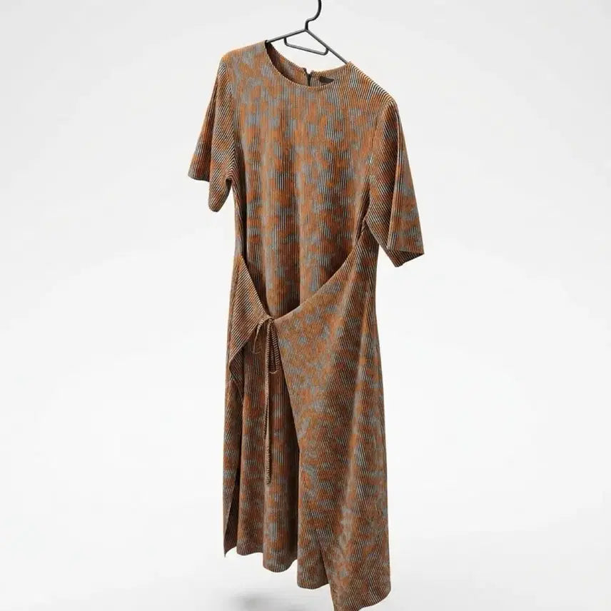 [BUNJANG] Cos Pleated Pattern Maxi Dress / 여성76/ Cos 코스 주름 플리츠 패턴 원피스