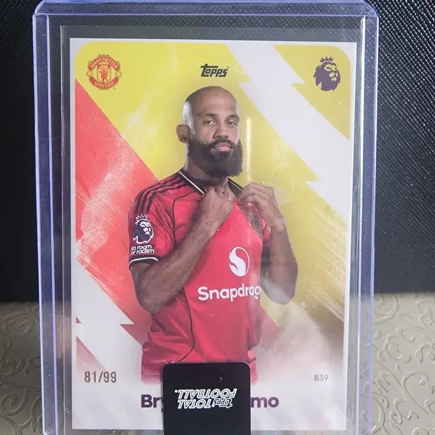 [BUNJANG] Manchester United Bryan Mbeumo 1999 Limited Edition 2026 Topps Total Football Football Card / 맨유 브라이언 음뵈모 99한정 2026 탑스 토탈풋볼 축구카드