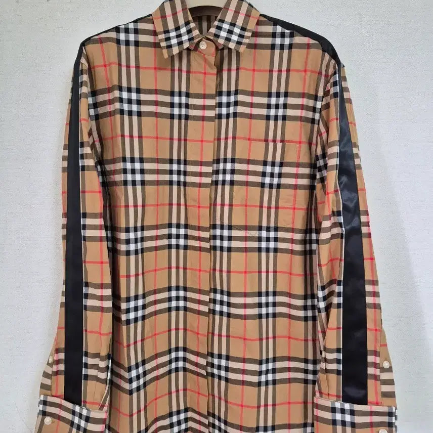 [BUNJANG] Burberry Check Long Shirt / 버버리체크롱남방  신형택 (정품)거의새거에요