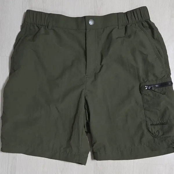 [BUNJANG] Montbell Taslan Pocket Cargo Shorts Olive / (착샷) 몽벨 타슬란 포켓 카고 반바지