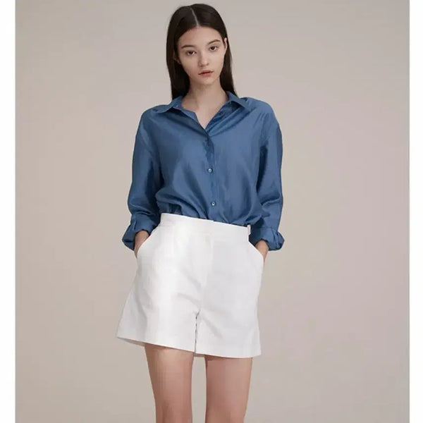 [BUNJANG] LANG5 Rian Chino Shorts Pants / (새상품) 랭5 리안 치노 쇼츠 반바지 슬랙스 팬츠 LANG5