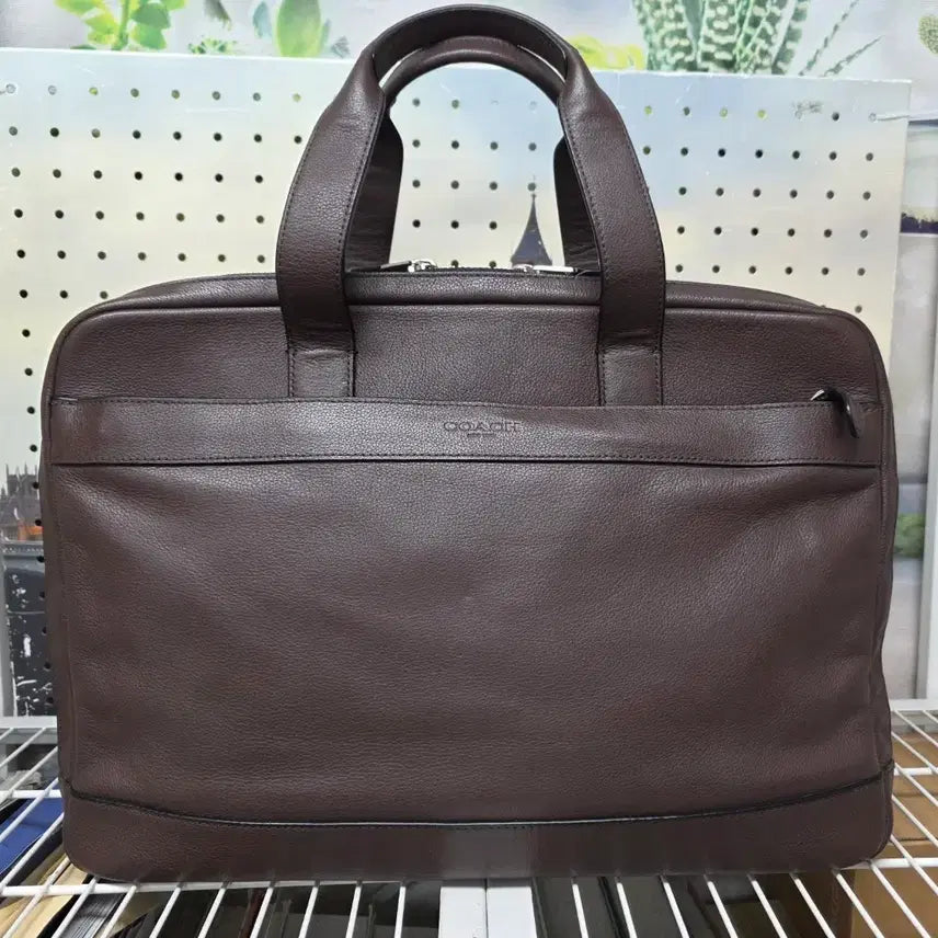 [BUNJANG] Coach Hamilton Leather Briefcase Laptop Bag BF58 / 코치 서류가방 해밀턴 가죽 브리프케이스 노트북가방 BF58