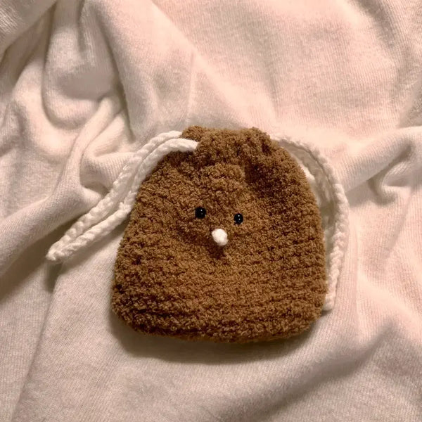 [BUNJANG] Kiwi Bird Mini Pouch / 키위새 미니 파우치