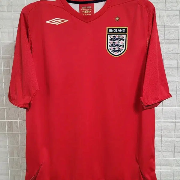 [BUNJANG] Umbro 2006 England Archive Away Jersey Short Sleeve / [XL]엄브로 한국오리지널정품 2006년 잉글랜드 아카이브 어웨이져지반팔