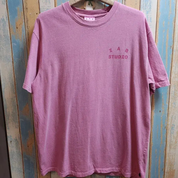 [BUNJANG] IAB Studio Pink Short Sleeve T-Shirt XL / 아이앱 스튜디오 핑크 반팔 티셔츠  XL
