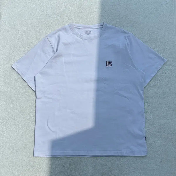 [BUNJANG] BEAMS BMS Embroidered Logo Short Sleeve T-Shirt 2XL / 빔즈 BMS 자수 로고 반팔티셔츠