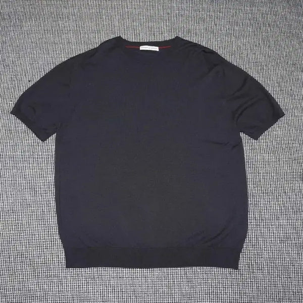 [BUNJANG] MANNER&DAPPER Knit Short Sleeve T-Shirt Size 105 / MANNER&DAPPER 매너앤대퍼 얇은니트 반팔 105