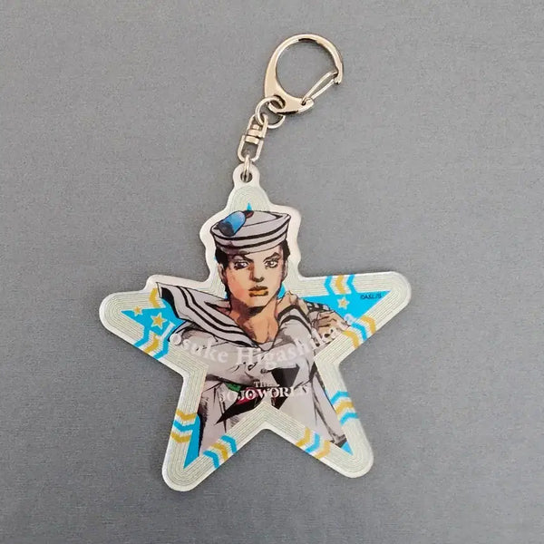 [BUNJANG] JoJo's Bizarre Adventure Part 8 Josuke Higashikata Star Keychain / 죠죠월드 8부 히가시카타죠스케(8스케) 별 키링 죠죠의 기묘한 모험