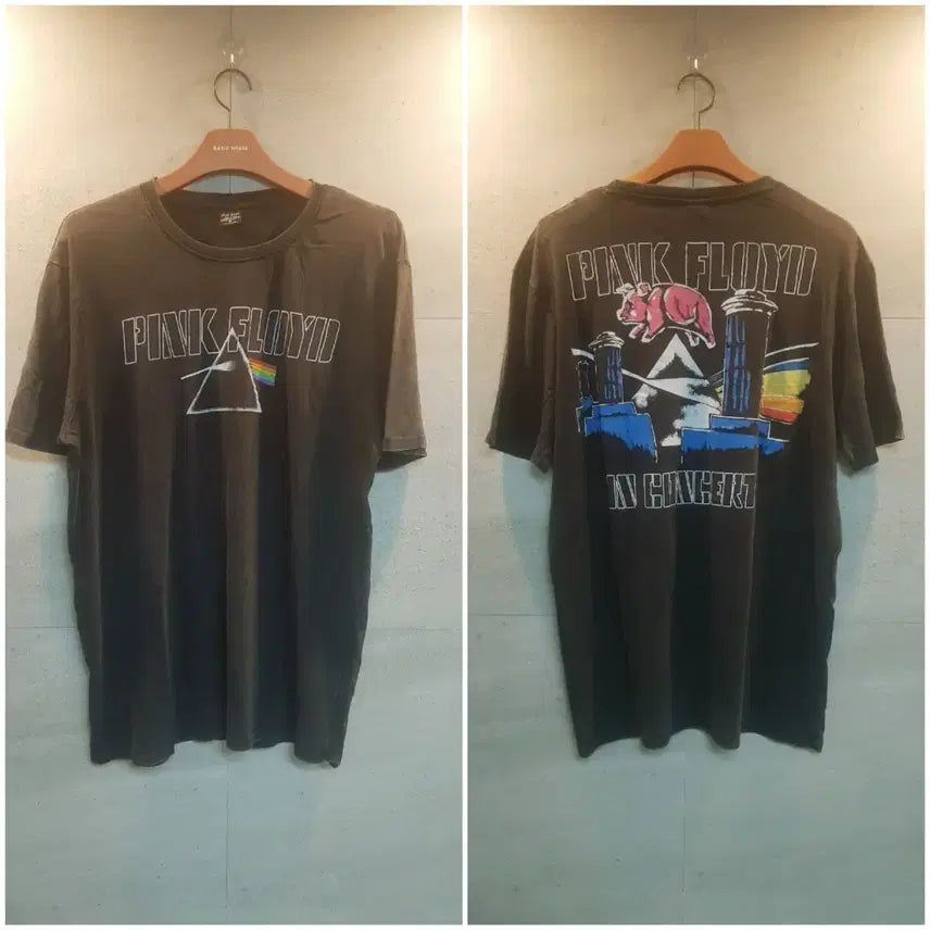 [BUNJANG] Pink Floyd Band Graphic T-Shirt / Pink Floyd. 굿즈 정품. 밴드 반팔티.