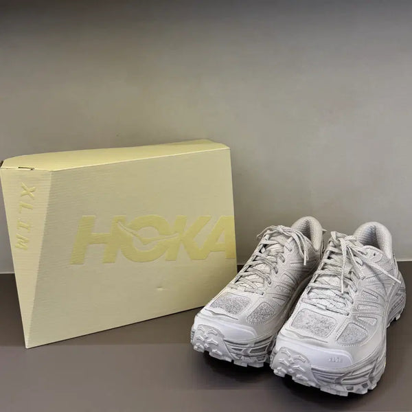 [BUNJANG] Hoka x Exlim Mafate Speed 2 TS Grey Foam Sneakers / 호카 x 엑슬림 마파테 스피드 2 TS 그레이 폼 스니커즈