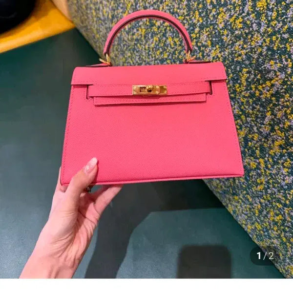[BUNJANG] Lamue 22 Size Curly Bag Pink / 라뮤에 22사이즈 컬디백_ 핑크