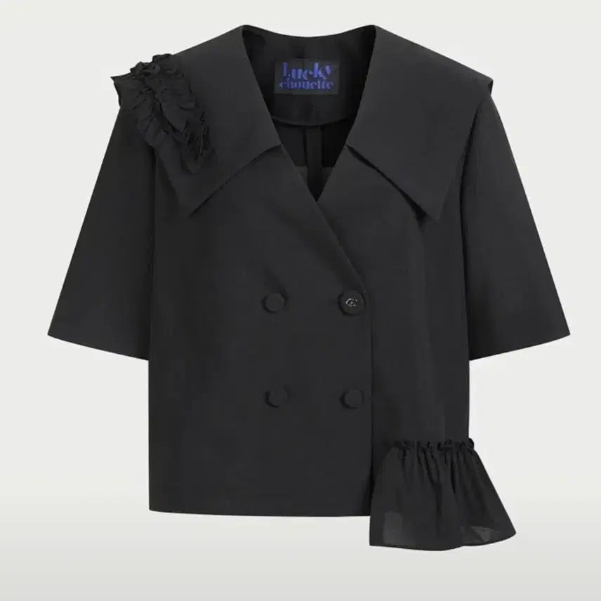 [BUNJANG] Lucky Chouette Short Sleeve Jacket / 럭키슈에뜨 여성. 반팔쟈곗