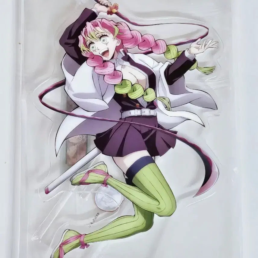 [BUNJANG] Demon Slayer Mitsuri Kanroji Sealed Acrylic Stand / 귀멸의칼날 미츠리 DVD 아크릴스탠드 미개봉