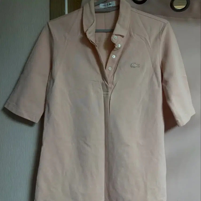 [BUNJANG] Lacoste Pink Polo Shirt / 라코스테 핑크 카라티 새상품