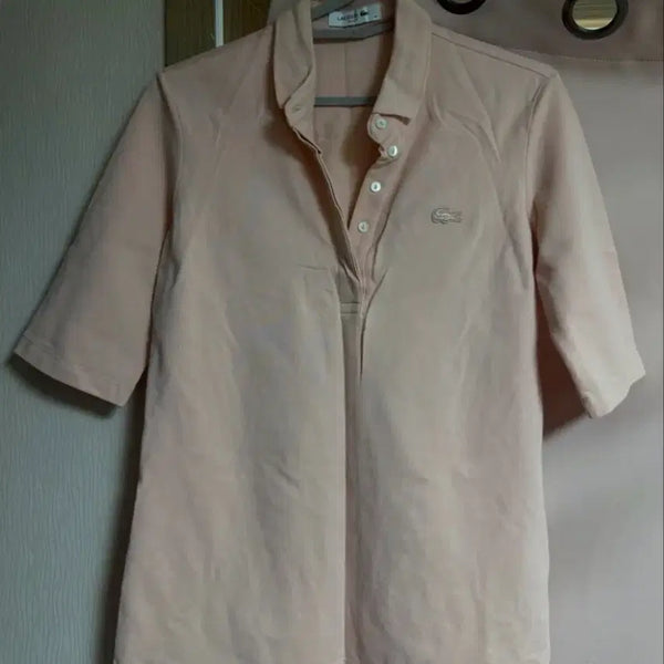 [BUNJANG] Lacoste Pink Polo Shirt / 라코스테 핑크 카라티 새상품
