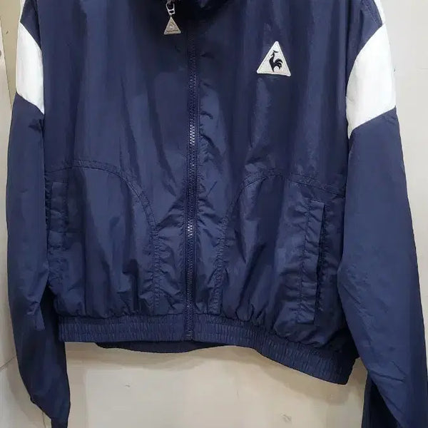 [BUNJANG] Le Coq Sportif Sunday Crop Jacket Navy / 르꼬끄 스포르티브 선데이 크롭 자켓