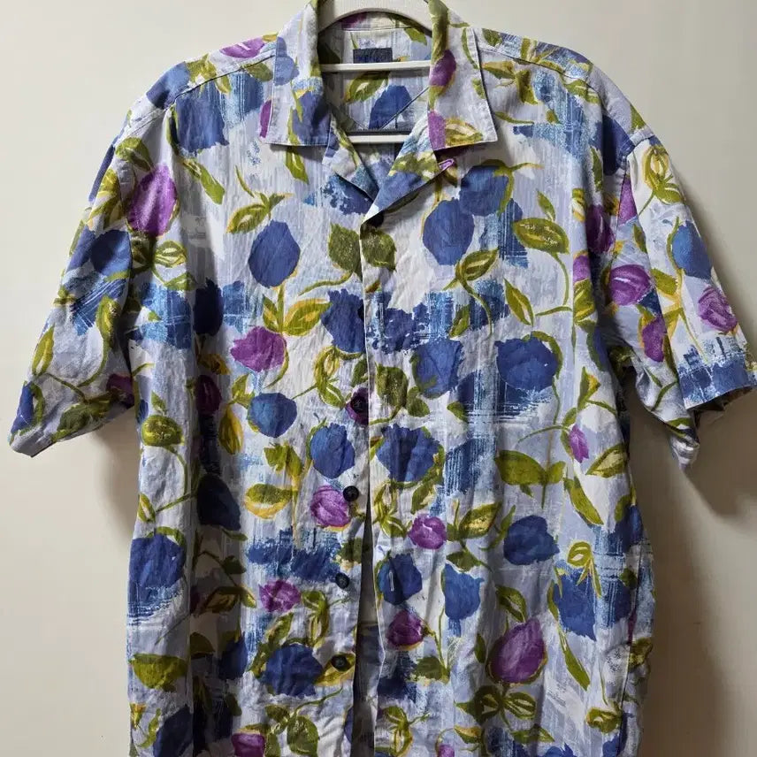 [BUNJANG] Kenzo Flower Vintage Shirt Size 3 / 겐조 플라워 빈티지 셔츠 3사이즈 팝니다.
