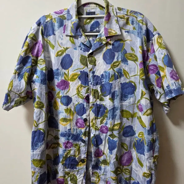 [BUNJANG] Kenzo Flower Vintage Shirt Size 3 / 겐조 플라워 빈티지 셔츠 3사이즈 팝니다.