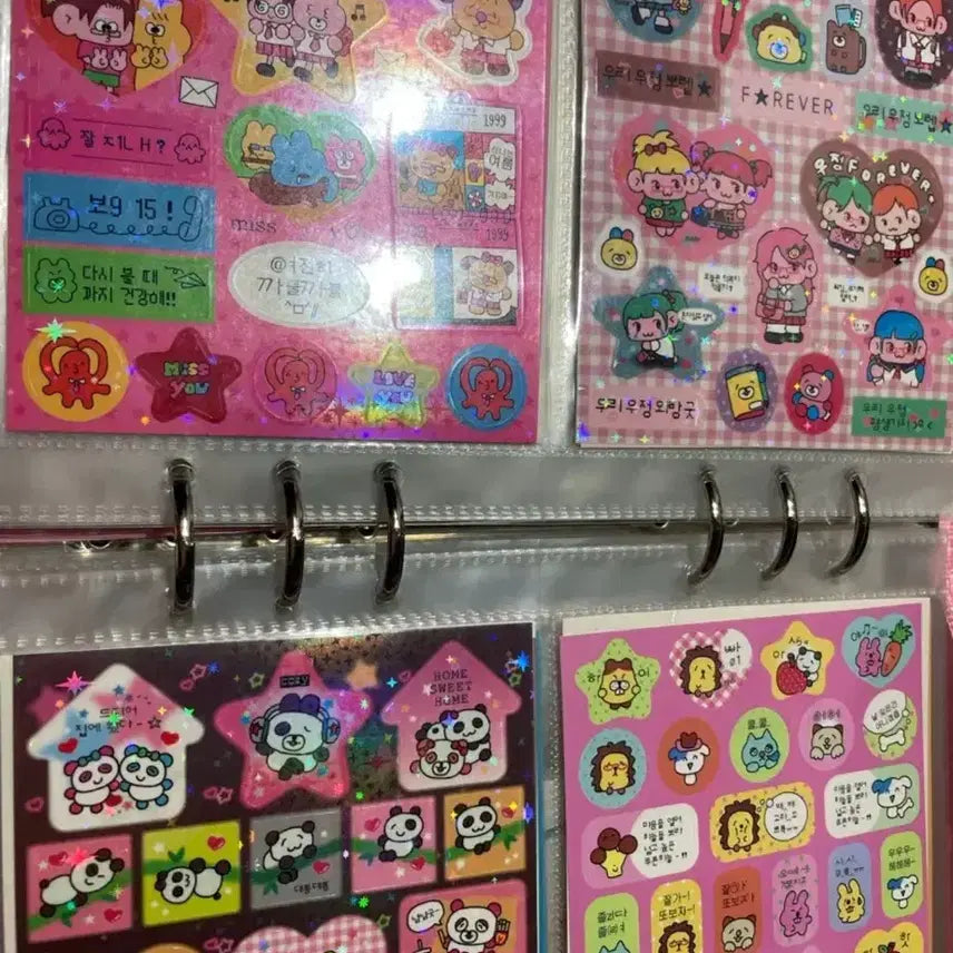 [BUNJANG] Monan Bear Sticker Set Die-Cut Washi Tape / 37장) 모난베어 스티커 다꾸 다이어리 키스컷 마테
