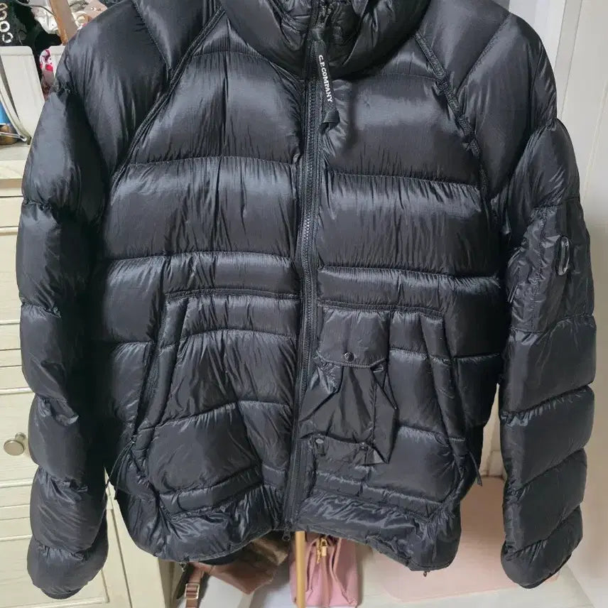[BUNJANG] CP Company Goggle DD Shell Padded Jacket Black (Size 54 / KR 105) / CP컴퍼니 고글 패딩 블랙 dd쉘(54 한국105)