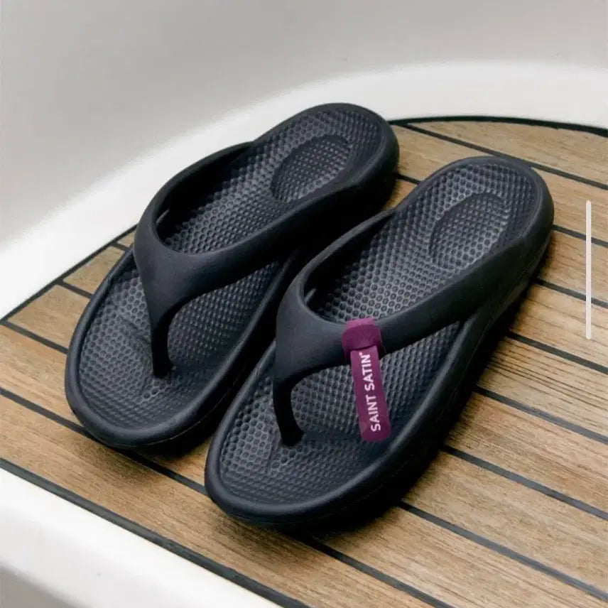 [BUNJANG] Saint Satin Flip Flops / 세인트새틴 플립플랍 쪼리