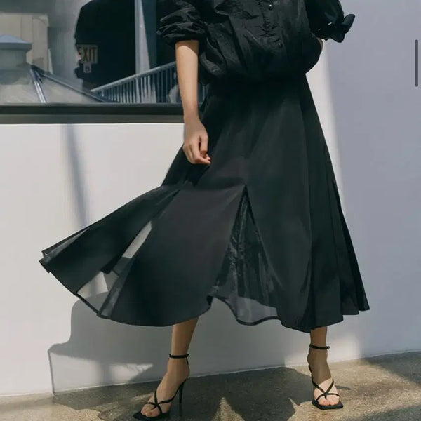 [BUNJANG] Barneys New York Sheer Slit Skirt / [새상품] 바니스뉴욕 시스루 슬릿 스커트 25년