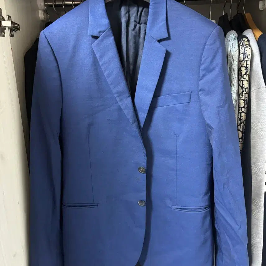 [BUNJANG] Paul Smith Navy Two-Button Suit Set / 정품 폴스미스 신상 네이비 투버튼 수트 상하 세트
