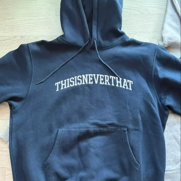 [BUNJANG] Thisisneverthat Navy Hoodie / 디스이즈네버댓 후드티 네이비 s