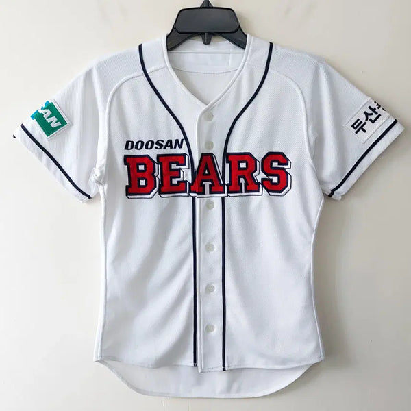 [BUNJANG] Doosan Bears Son Si-heon #85 Backprint Short-Sleeve Jersey / 두산베어스 85 손시헌-13 백마킹 반팔 져지/위팬. WH. A