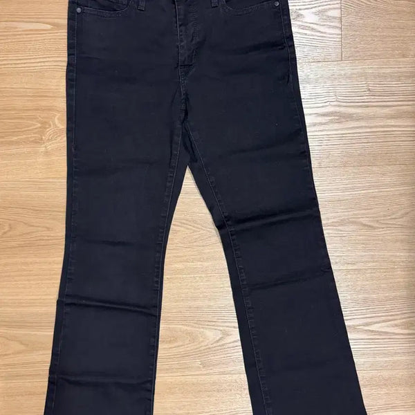 [BUNJANG] Levi's Women's Black Denim Bootcut Jeans - Size 28 / [리바이스] 여성 블랙 데님 28사이즈