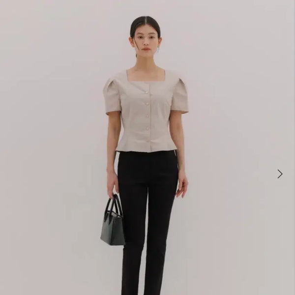 [BUNJANG] Sie River Spring Cotton Pants Black / 시에 sie 리버 스프링 코튼 팬츠 블랙