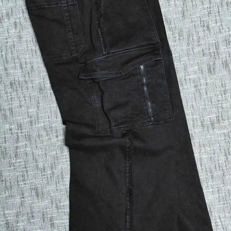 [BUNJANG] LIE SANG BONG Edition Designer Denim Cargo Pants (Size 90/99) / [여성빅사이즈90/구99] 이상봉 에디션 디자이너 데님 카고 팬츠