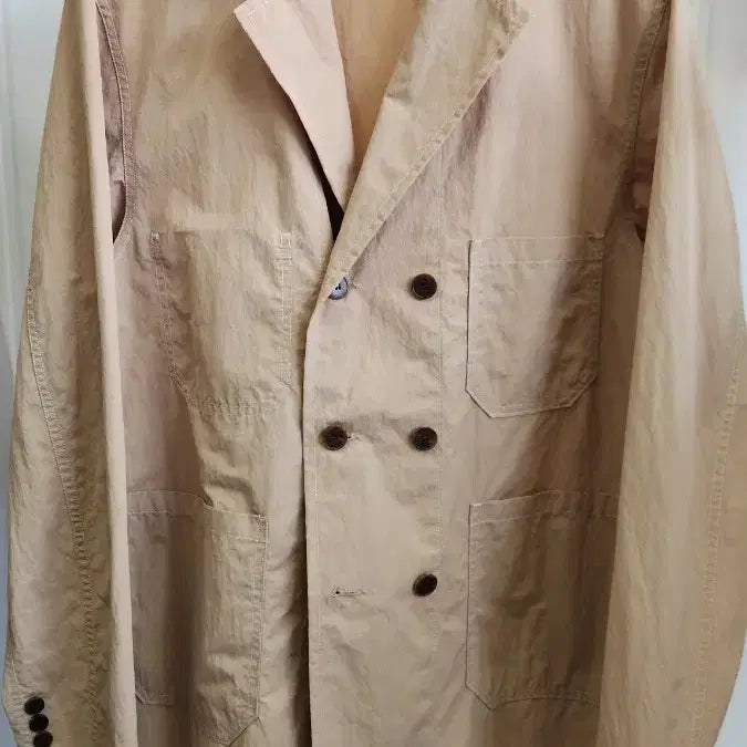 [BUNJANG] VDR Double Breasted Light Jacket Beige L / VDR 더블 브레스티드 라이트 자켓 베이지 L