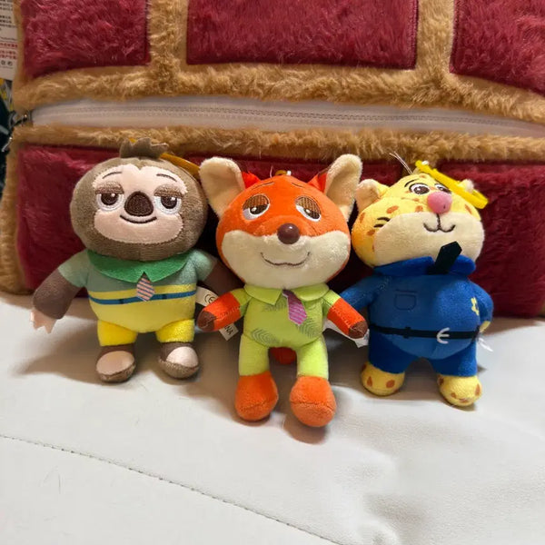 [BUNJANG] Zootopia Nick Wilde, Flash, and Chief Bogo Keyring Set / 주토피아 키링 세트