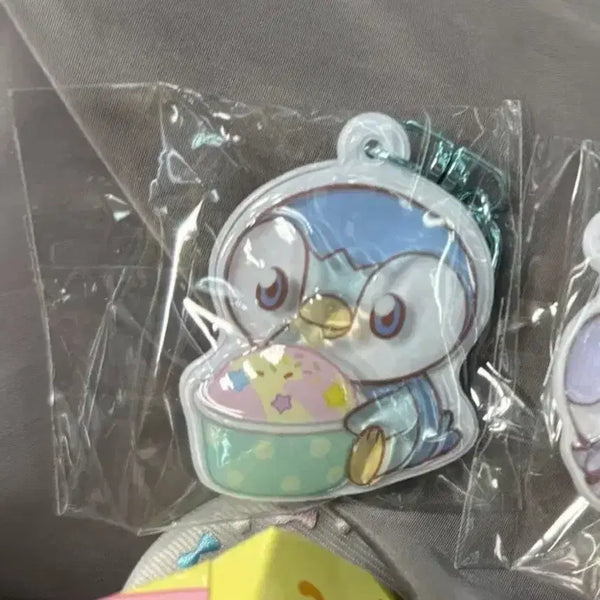[BUNJANG] Pokemon Candy Bong Bong Mirror Keyring (Piplup, Sobble, Scorbunny) / 포켓몬 캔디봉봉 미러키링 (팽도리, 나몰빼미, 염버니)