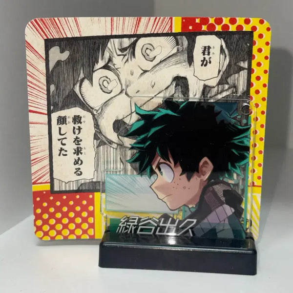 [BUNJANG] Jump Shop My Hero Academia Midoriya Izuku Scene Acrylic Stand Diorama / 히로아카 점프샵 명장면 디오라마 아크릴 스탠드 미도리야