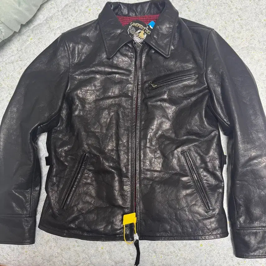 [BUNJANG] 1930s Horsehide Leather Sports Jacket Half Belt / (새상품)1930s 말가죽 레더 스포츠 자켓 Horsehide 하프벨트