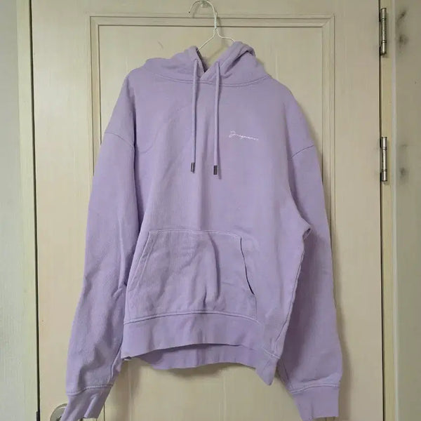 [BUNJANG] Jacquemus Lavender Logo Hoodie XL / 자크뮈스 후드티 라벤더 xl