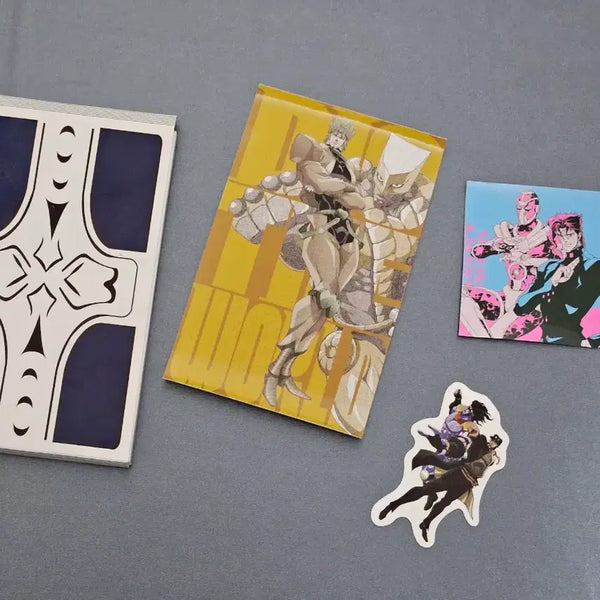 [BUNJANG] JoJo's Bizarre Adventure Sushi Collaboration Limited Sticker Set (Dio, Jotaro, Kakyoin) / 죠죠 스시로 한정 스티커세트 디오 죠타로 카쿄인 죠죠의 기묘한 모험