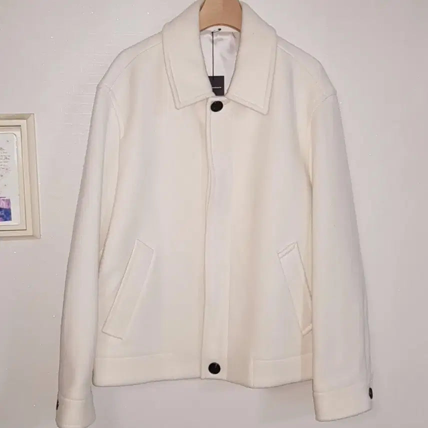 [BUNJANG] Club Monaco Wool Jacket Ivory / 새제품) 클럽모나코 울 자켓 110 권장 택포