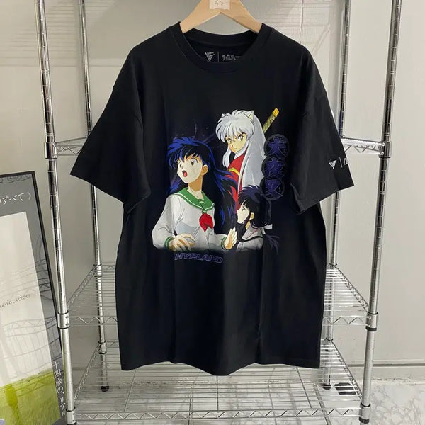 [BUNJANG] Inuyasha Official Animation T-Shirt / 이누야샤 오피셜 애니메이션 티셔츠 애니티