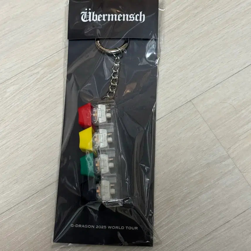 [BUNJANG] G-Dragon Weavers Men's 2025 World Tour Keycap Keychain / 지드래곤 위버멘쉬 2025 월드투어 키캡 키링